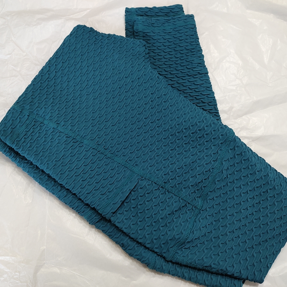 Constantly Varied Gear Athlete Armor Textured Teal Leggings